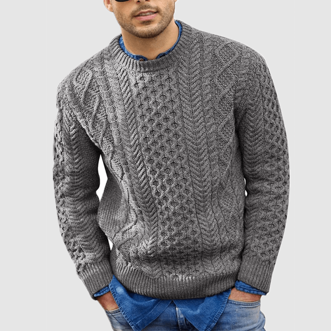 Herren Strick Langarm Pullover | Warme