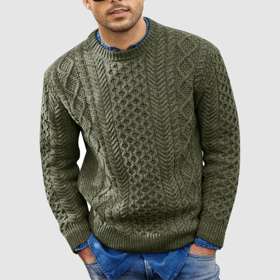 Herren Strick Langarm Pullover | Warme