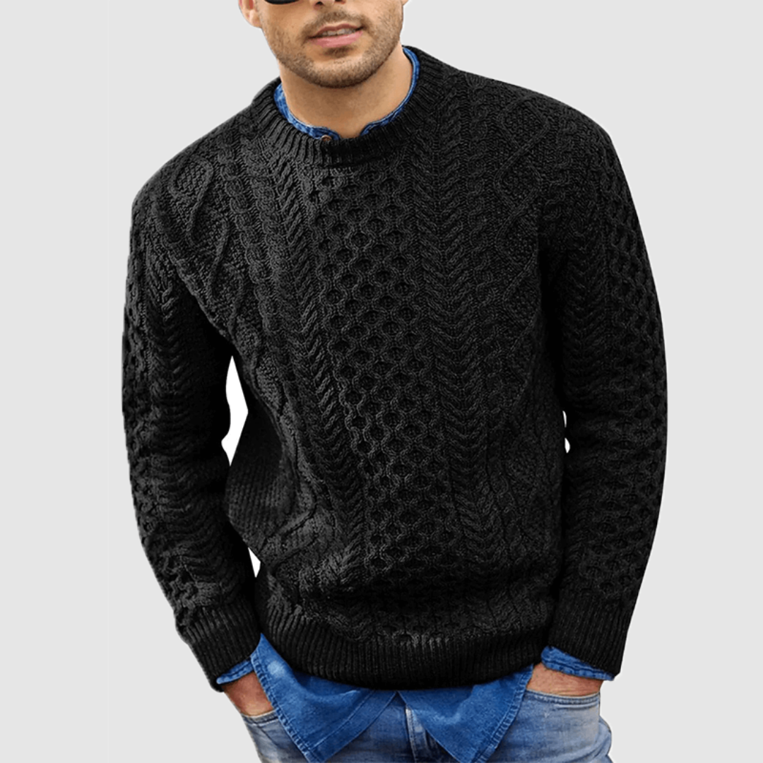 Herren Strick Langarm Pullover | Warme