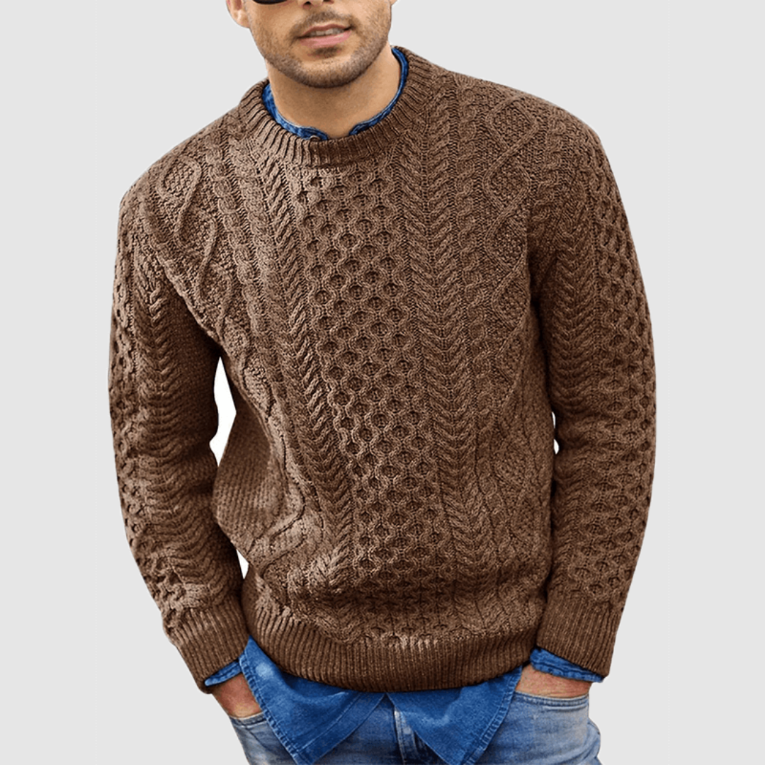 Herren Strick Langarm Pullover | Warme