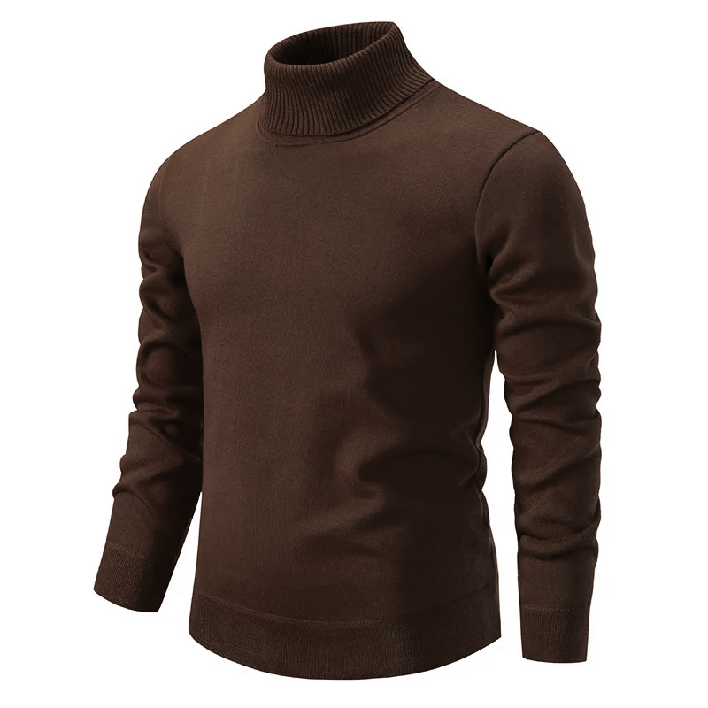 Heren rollkragenpullover virgin wool