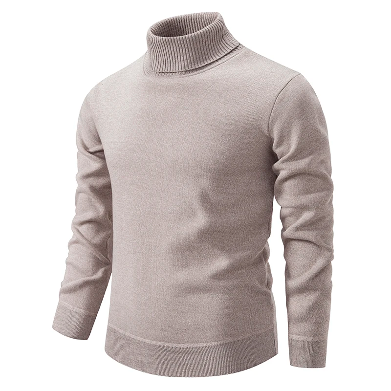 Heren rollkragenpullover virgin wool